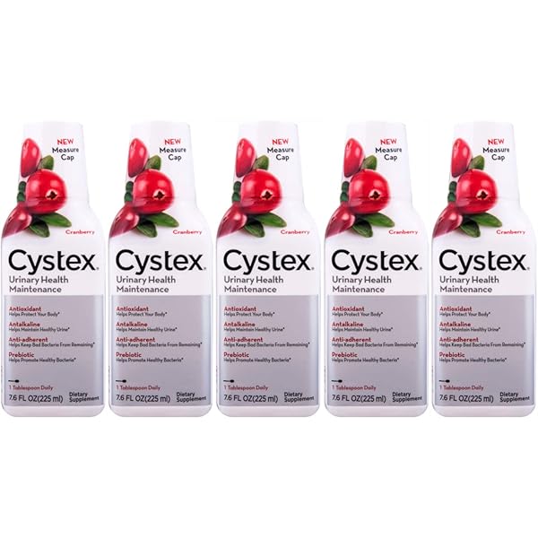 CYSTEX LIQUID CRANBERRY COMPLEX SUPPLEMENT – 7.6 OZ. (5 PACK)