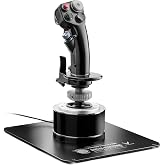 Thrustmaster HOTAS Warthog A-10C replica metal flight stick - PC | Hall-Effect 16-bit, detachable handle, 19 buttons, 3 hat switches, dual trigger, 6+ lb weighted base, T.A.R.G.E.T software