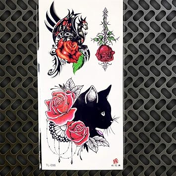 Amazoncom Gvdtykjf Tattoos Sticker 19x9cm Pencil Sketch