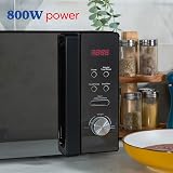 Russell Hobbs RHM2076B 20L 800W Digital Solo Microwave, 5 Power Levels view 6