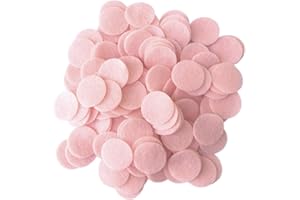 Playfully Ever After Light Pink Craft Felt Circles (3/4 Inch - 150pc)