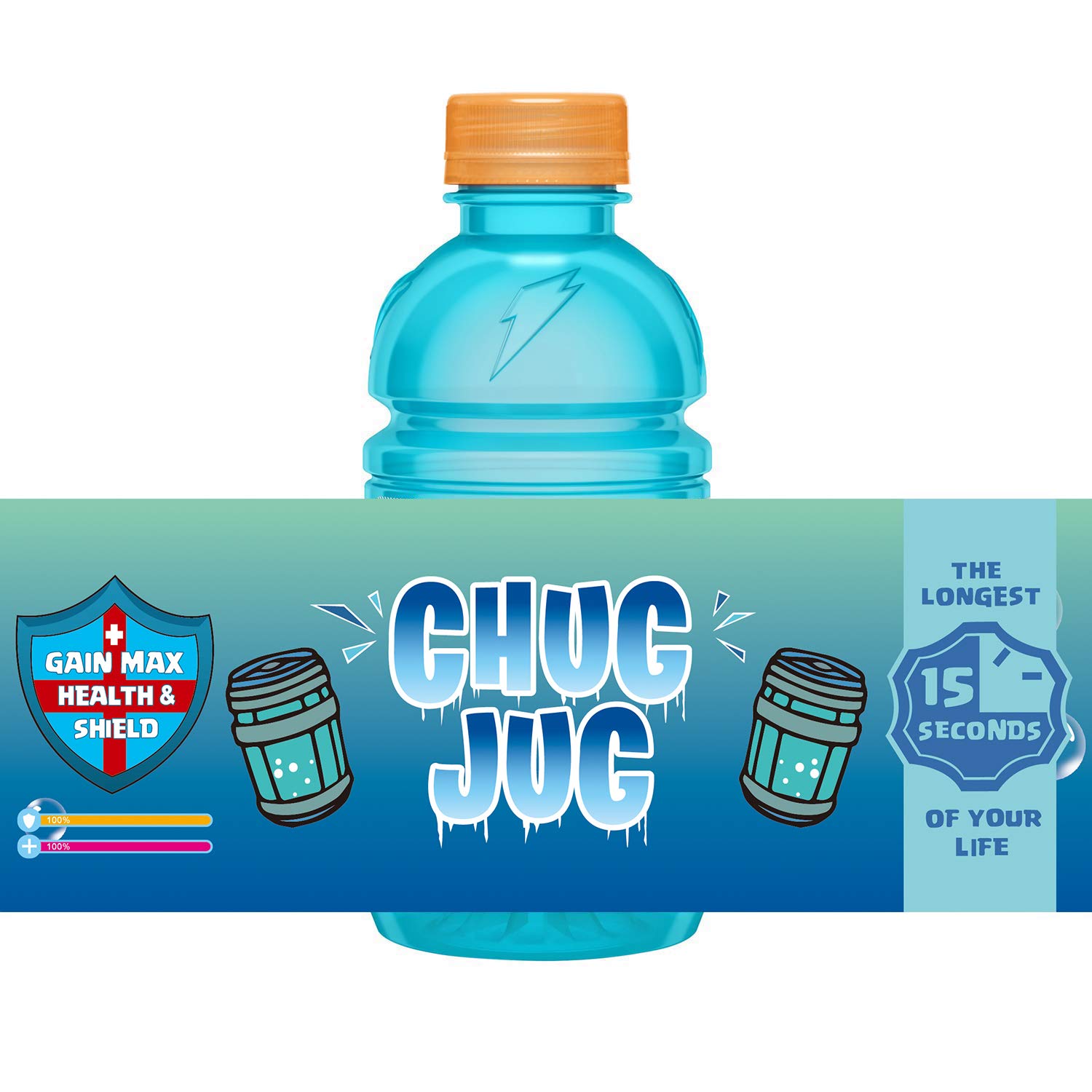Buy Video Game Party Supplies Drink Bottle Stickers, 24 Pack Chug Jug ...