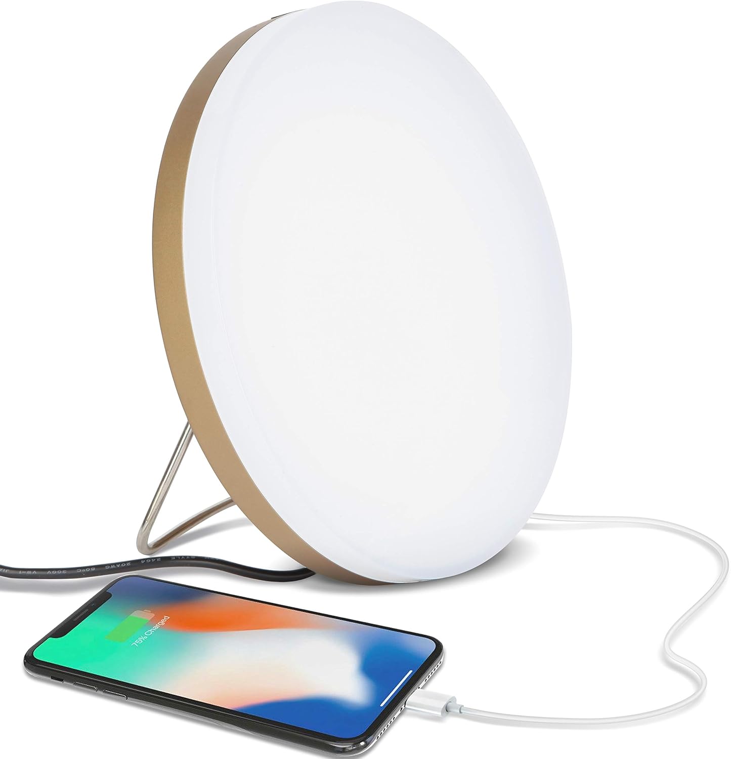 Brightech Light Therapy Lamp with Builtin USB Port for