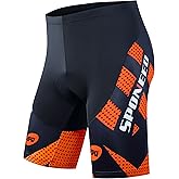 sponeed Men's Cycling Shorts Padded Bicycle Riding Pants Bike Biking Clothes Cycle Wear Tights