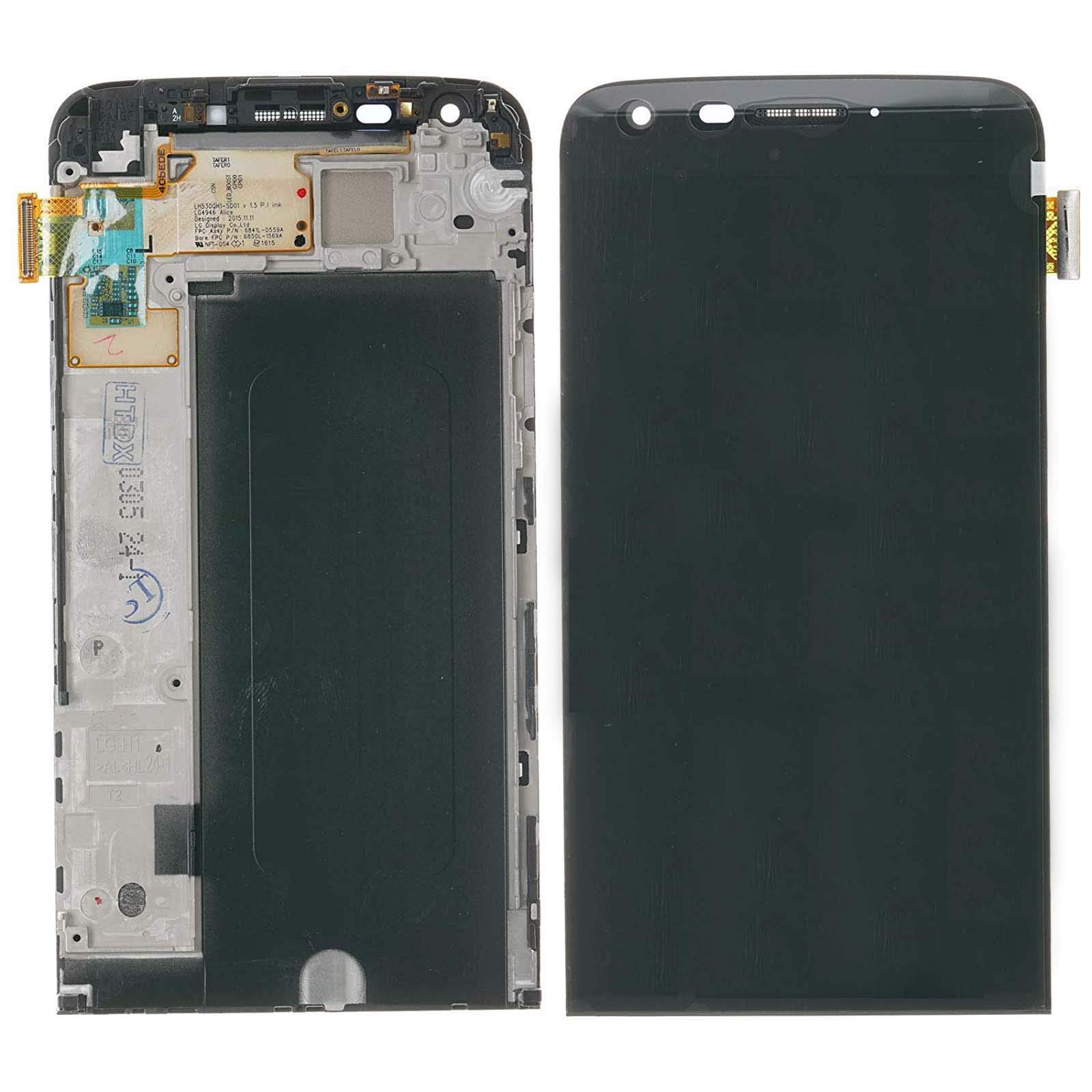 LG G5 H820 H830 H850 VS987 LS992 US992 LCD Display Touch Screen Digitizer Glass Assembly Replacement &Frame,Tools Black