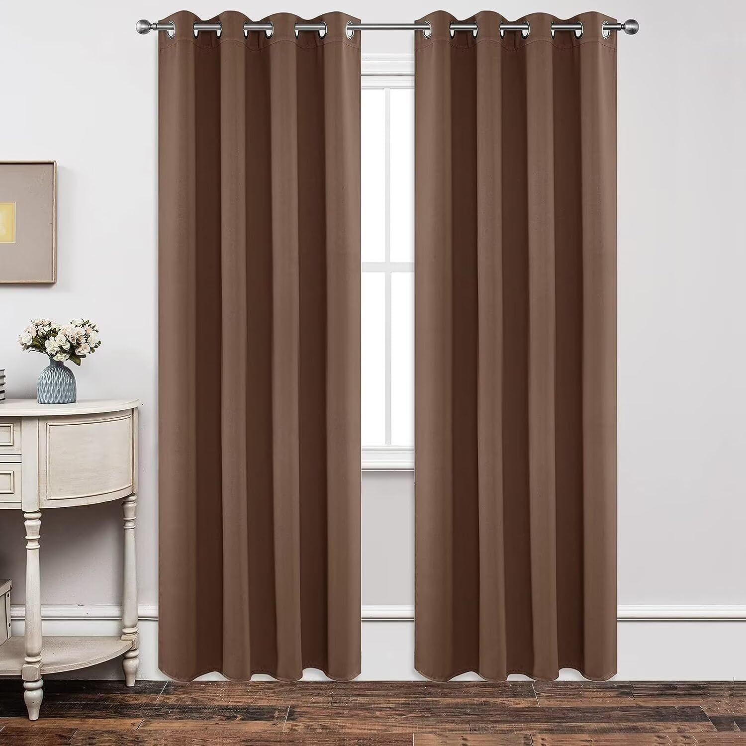 Joydeco Blackout Curtains 95 Inch Length 2 Panels