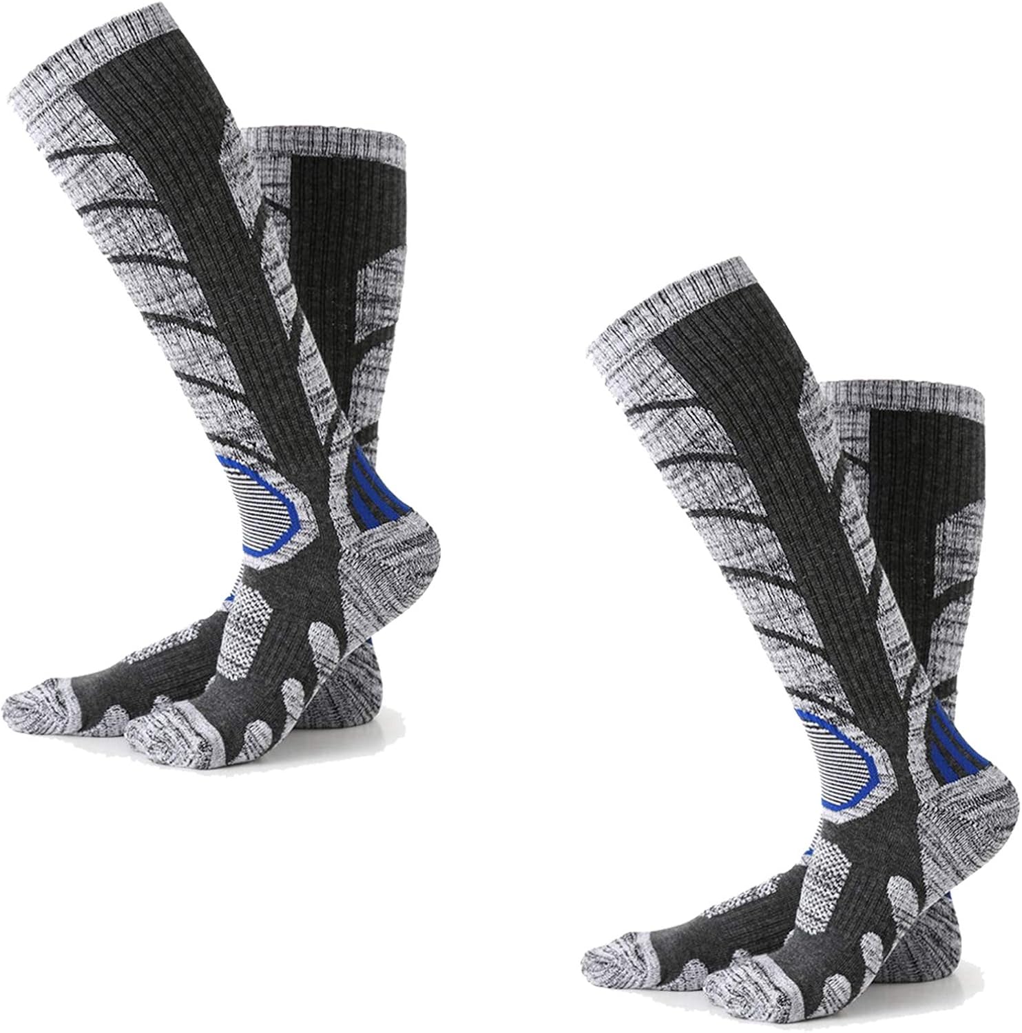 1/3 Pack Ski Compression Socks High Performance Winter Ski Snowboard