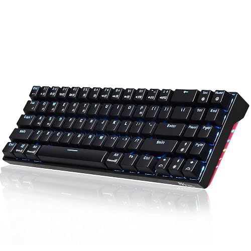 RK ROYAL KLUDGE RK71 Mechanical Keyboard 70% Compact Bluetooth Keyboard ...