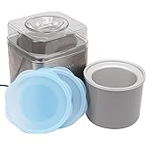 PUREKRA Silicone Lids for Cuisinart 2-Quart Freezer Bowl, 2 Pack Reusable Covers for Cuisinart lce Cream Maker, Dishwasher, M