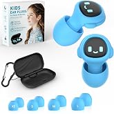 Kids Ear Plugs for 5-12 Yr, 4 Sizes XS-L, Small Ear Canals, Noise Reduction | 27dB Kids Ear Protection, Ear Plugs for Kids for Noise Sensitivity, Focus &amp; Study, Travel, Concerts, Sports &amp; Fireworks