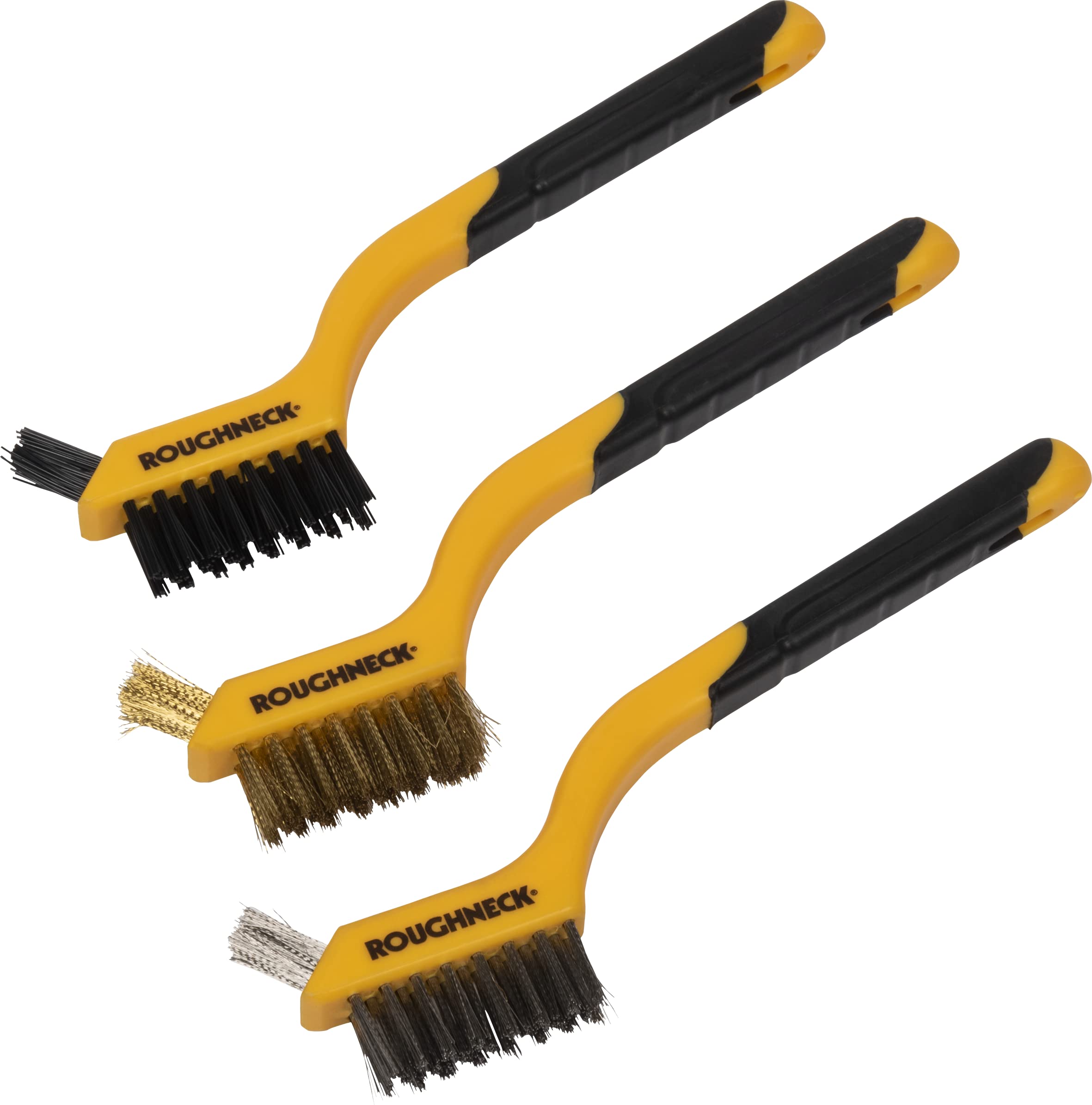 Roughneck ROU52005 Ultra slim wire brush set - 3 piece