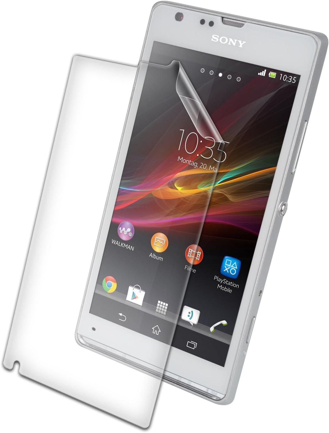 InvisibleShield for Sony Xperia SP - Retail Packaging - Screen