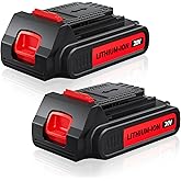 Upgraded 4000mAh LBXR20 Battery Replacement for Black and Decker 20V Lithium Battery Max LB20 LBX20 LBXR20-OPE LBXR2020-OPE LB2X4020-OPE LBXR20B-2 LST220 Cordless Power Tool