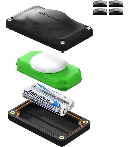 Fuzhong-10-Year Life Extended Battery Case For Airtag - Use Two Aa Batteries Instead Over 14x More Capacity Than Cr2032 4 1 Hanging Magnetic Adhere Storage - View #13