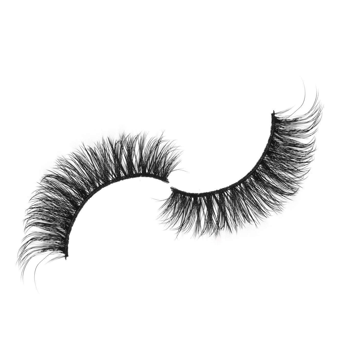 BEPHOLAN 3 Pairs False Eyelashes Synthetic Fiber Material| 3D Mink Lashes| Cat Eyes Look| Reusable| 100% Handmade & Cruelty-Free| XMZ24 : Beauty