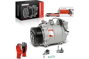 A-Premium Air Conditioner AC Compressor with Clutch Compatible with Honda CR-V 2.4L 2015-2016, Acura ILX 2.4L 2016-2018
