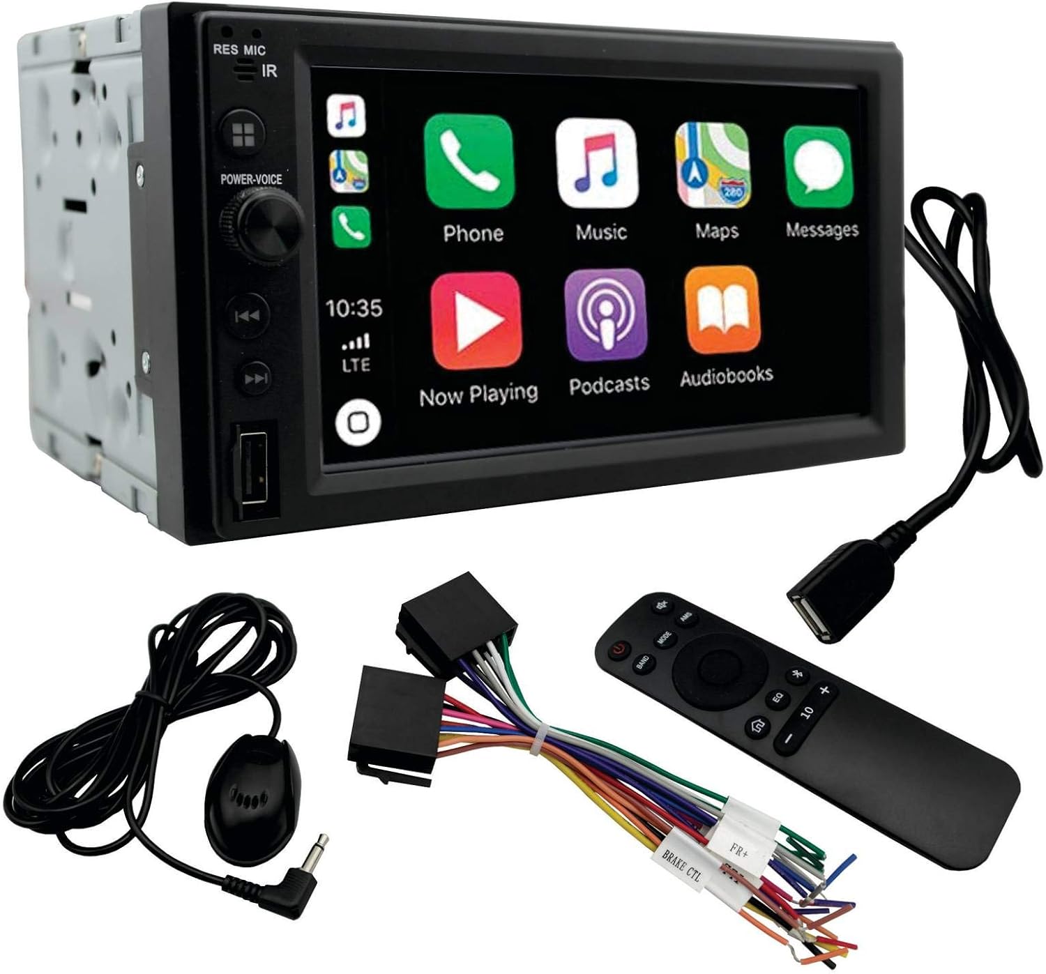 LEADSIGN CT6200 Double Din Car Stereo Wireless Digital