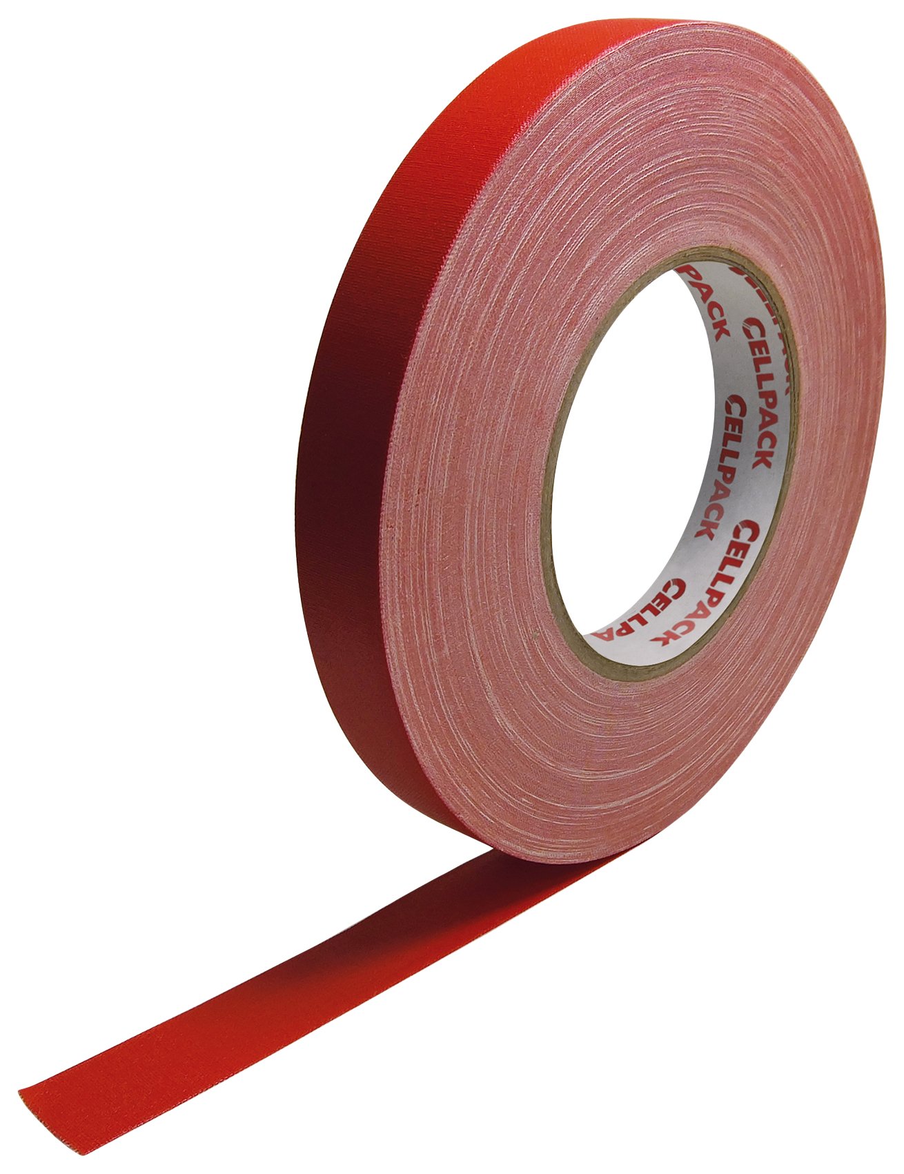 Cellpack 146113 90 Coated 0.305-50-50, Tape, Fabric, Cotton, Red