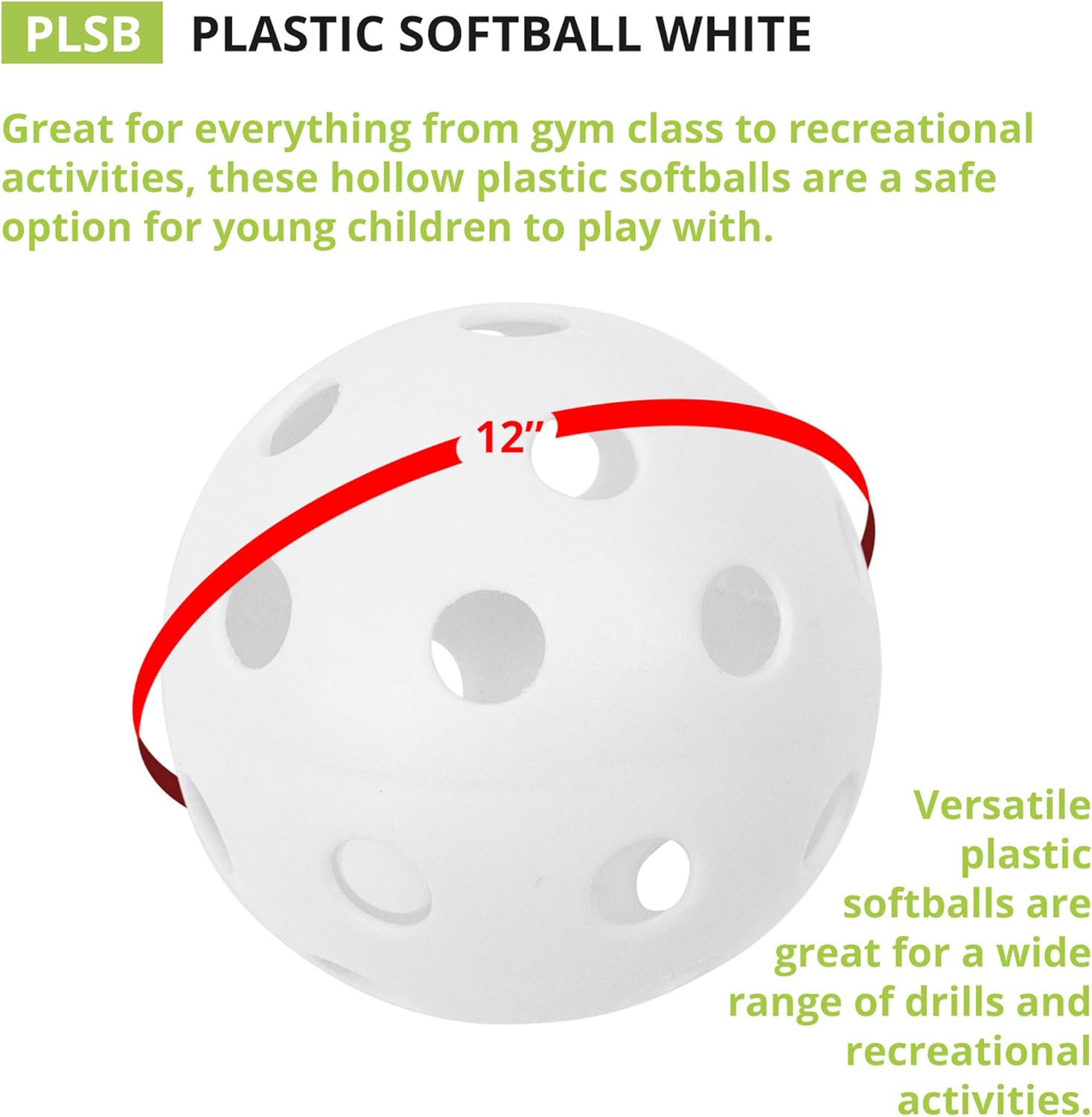 Champion Sports Plastic Softball : Sports & Outdoors