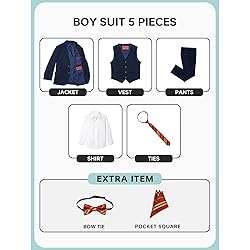Marvelous World Boys Suits Navy Slim Fit Size 10