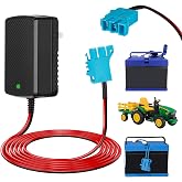 CAKULA 12V Battery Charger for Peg Perego Ride-On Toys | Compatible with all 12v Peg Perego Batteries, John Deere Ground Force Tractor and XUV Polaris RZR 900 Powered Ride On Car