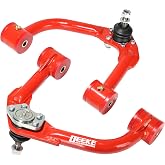 1&ndash;4" Lift Front Upper Control Arms for 2004&ndash;2020 Ford F150 | Heavy Duty Suspension Arms with Pre-Installed PU Bushings, Red(2PCS)