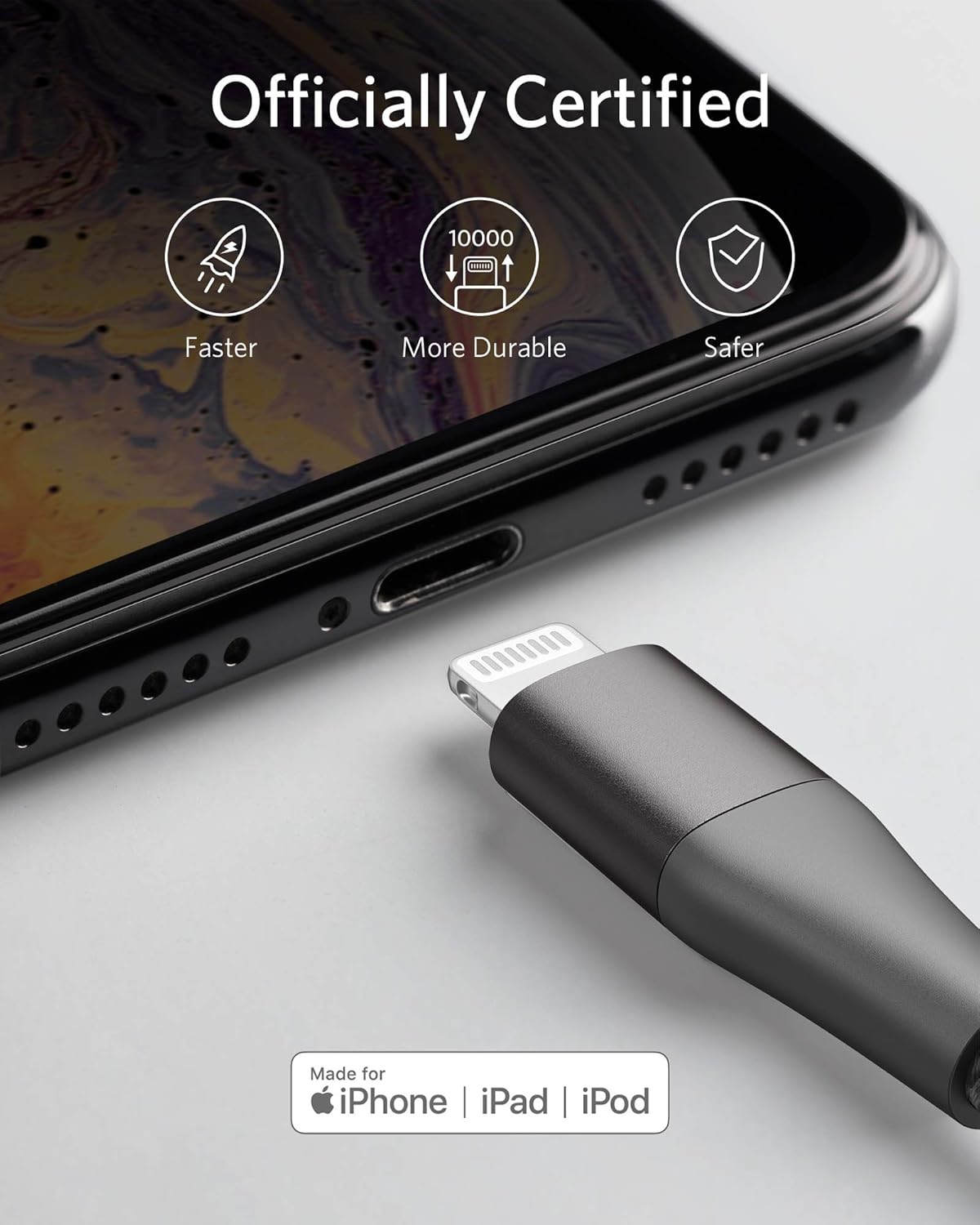 Anker Powerline Ii Iphone Kabel 0 3m Iphone Ladekabel Lightning Kabel Nylon Mfi Zertifiziert Zu 100 Kompatibel Mit Dem Iphone Se X 8 8 Plus 7 7 Plus 6s 6 6 Plus Ipad Und Mehr Amazon De Musikinstrumente