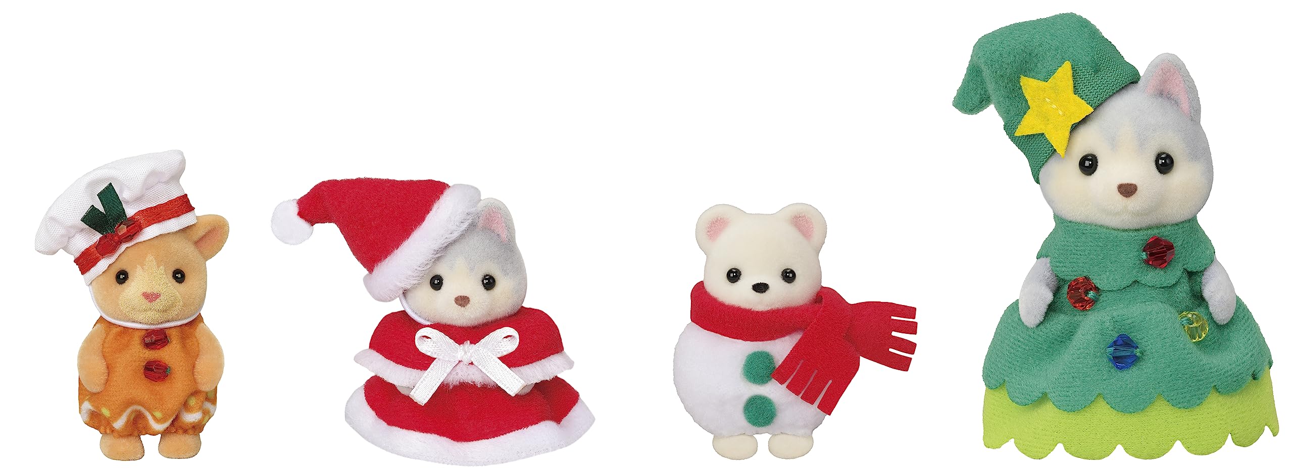 Sylvanian Families 5710 Happy Christmas Friends - Dollhouse Playsets, Brown