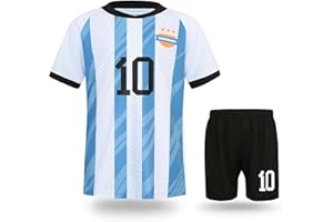 JVF Soccer Jerseys for Kids Boys Girls Youth for Sport Football Training Uniform Soccer Fans Shirt Gift Kit Set