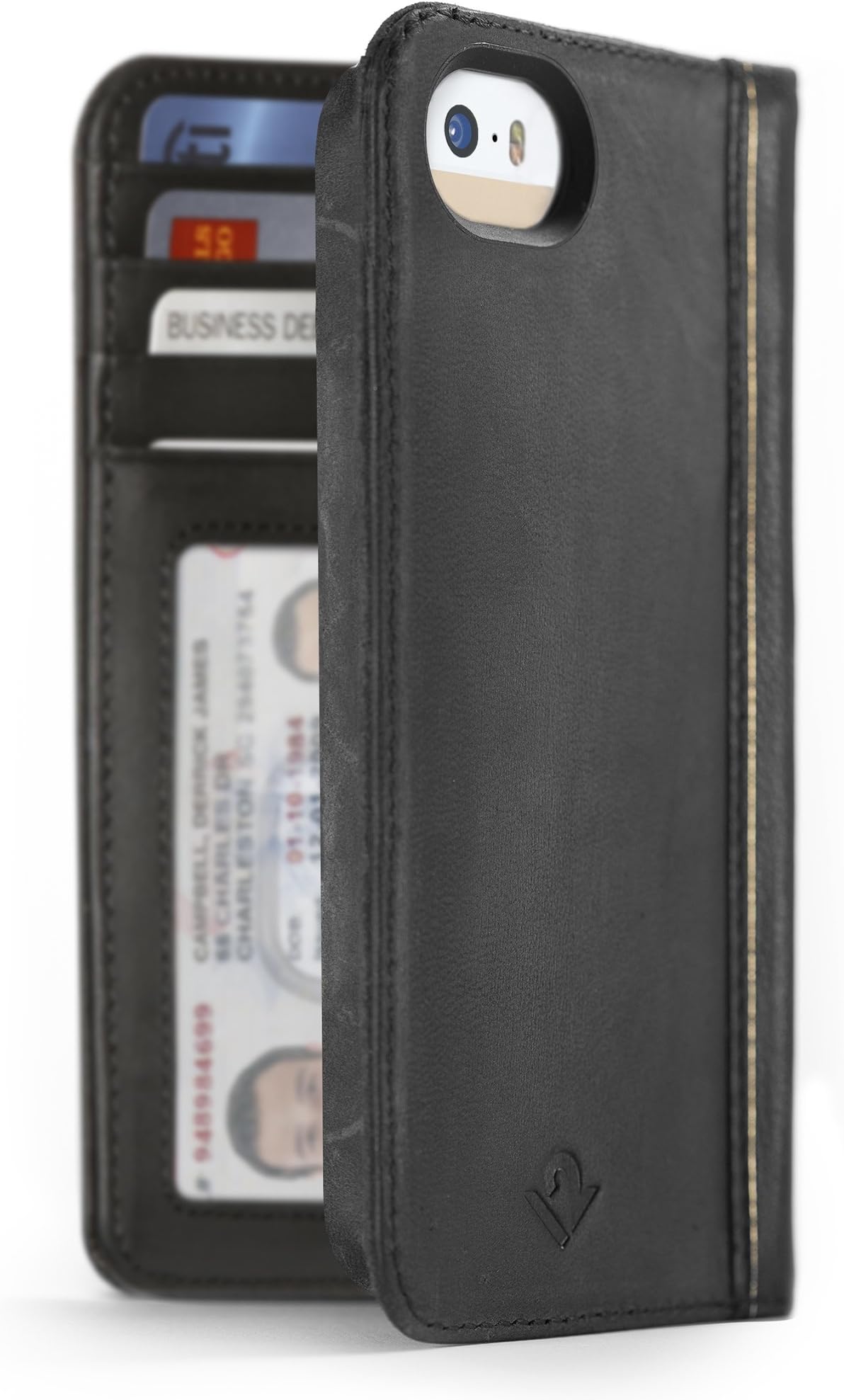 Twelve South 12-1233 BookBook for iPhone 5/5S/SE - Black