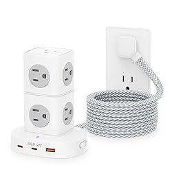 DEPOW Power Strip Tower Surge Protector with 9