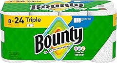 Bounty Paper Towels Select-A-Size, White, 8 Triple Rolls = 24 Regular Rolls