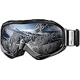 OutdoorMaster Ski Goggles OTG - Over Glasses Ski/Snowboard Goggles for Men, Women & Youth - 100% UV Protection