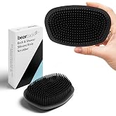 Bearback Body Scrubber Attachment: Premium Silicone Scrub Brush for Bath &amp; Shower. Fits Original Bearback Handle. American Small Business