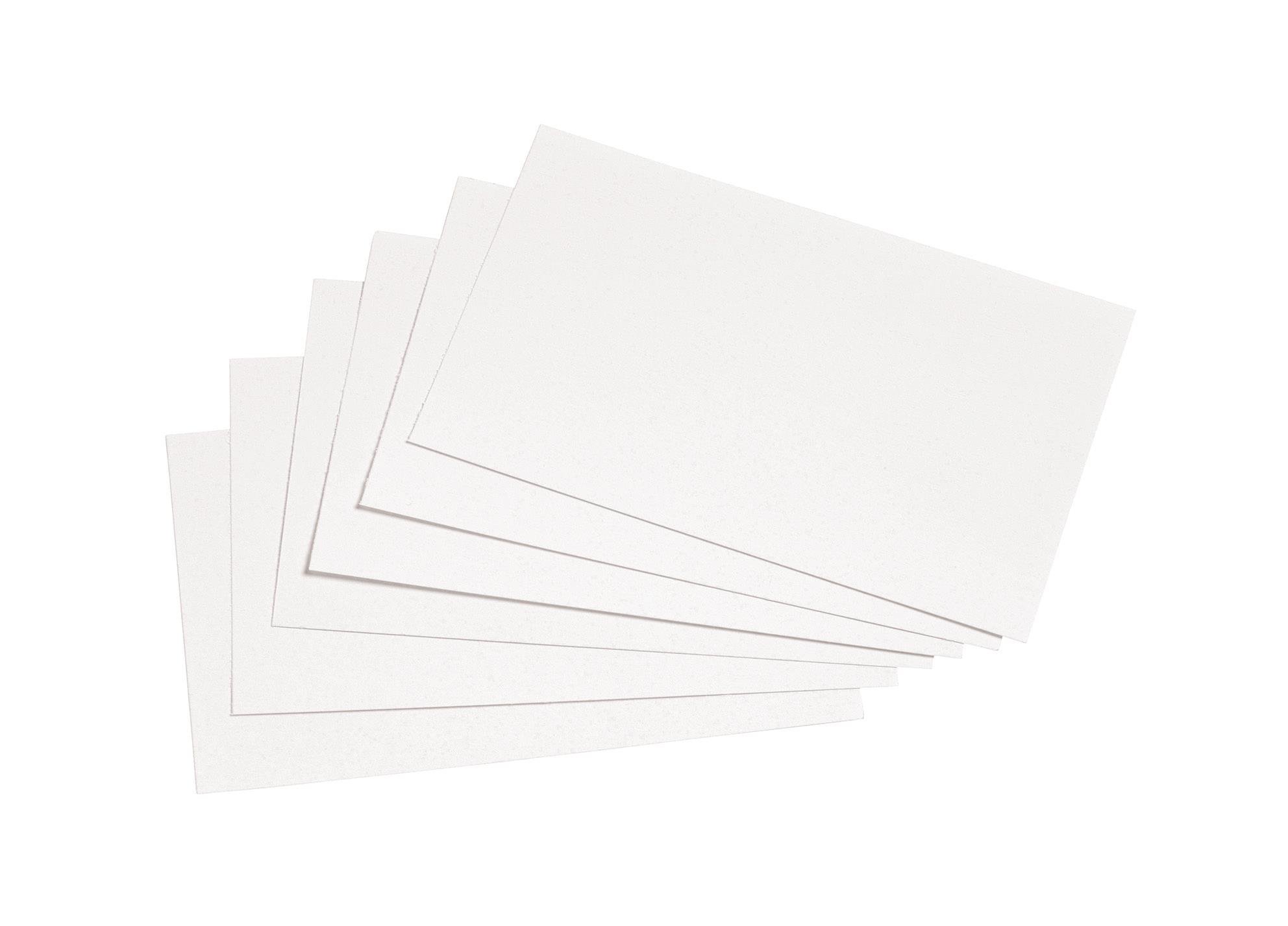 5 Star Record Card Smooth Blank 127x76mm White Ref 15701 [Pack of 100]