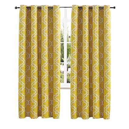 Amazon Com Christmas Blackout Curtains For Bedroom Room Darkening