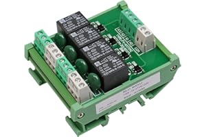 Good BNTai 4 Channel Relay Module 1 SPDT DIN Rail Mount 24V DC/AC Interface Relay Module (4Channel ACDC24V)