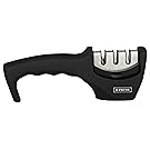 B.PRIME Aiguiseur de couteau CLASSIC - Aiguiseur 3 en 1 - Carbure de silicium pour un aiguisage grossier - acier de tungstène pour un aiguisage fin - céramique pour un aiguisage très fin