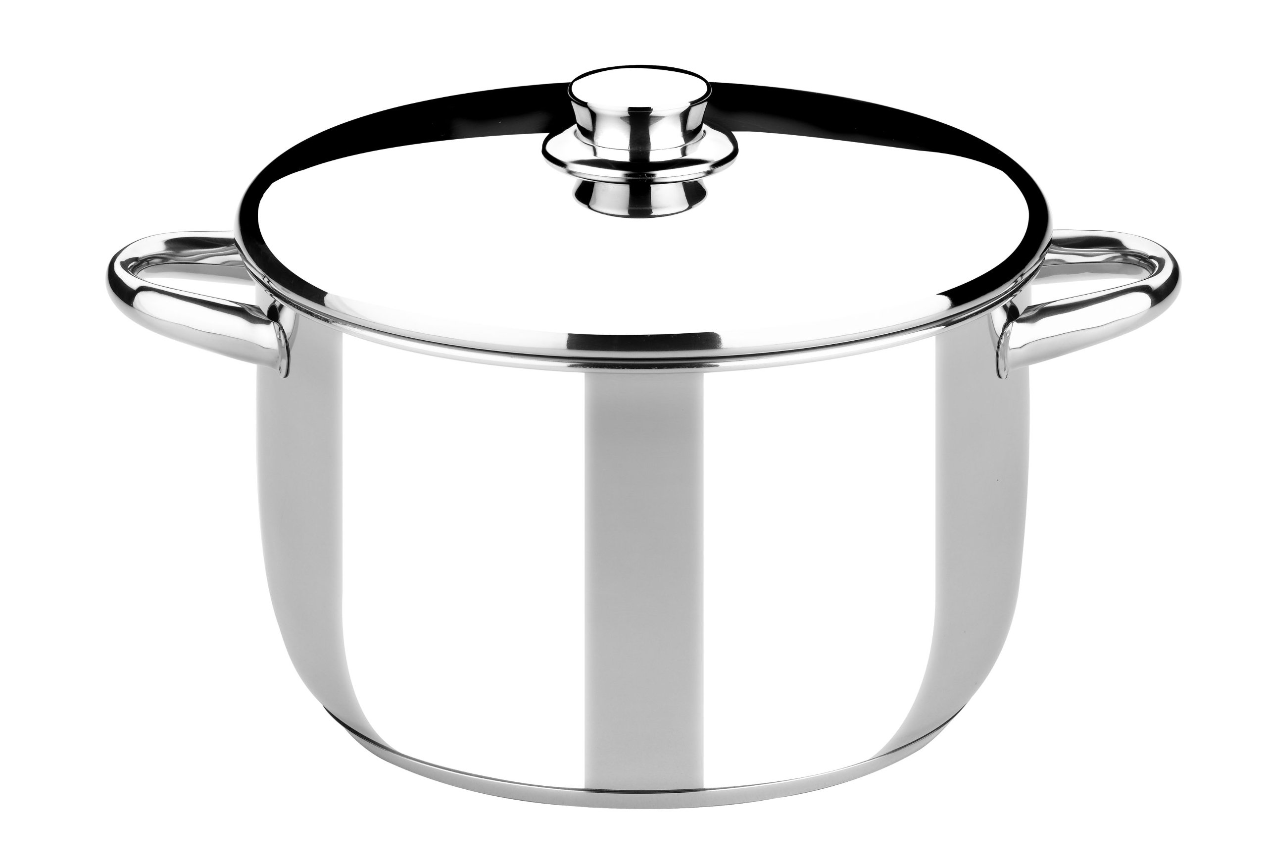 Monix Optima Stainless Steel Pot with Lid, 16 cm, Silver
