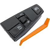 ZAPOSTS Power Window Switch Left Right Side Electric Control Switch Replacement for Volvo Truck FH12 FM 07W27 Replace 20752922
