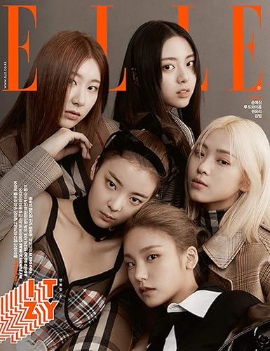 Amazon 表紙 Itzy Elle 12月号b型年 4点構成 韓国雑誌 Kpop 韓国歌手 クォン ユリ キム ボム アイドル 芸能人グッズ 通販