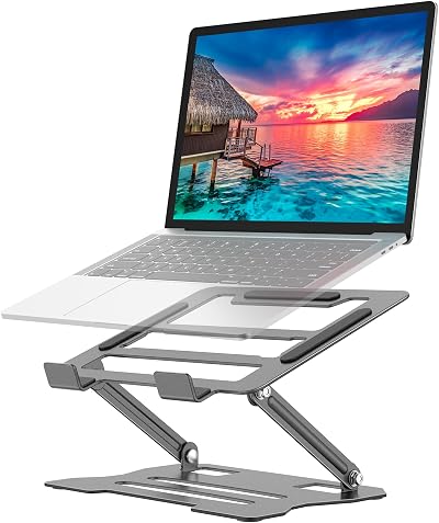 FAPPEN Universal Laptop Stand Adjustable Alloy Desk Riser 10-15.6 inch