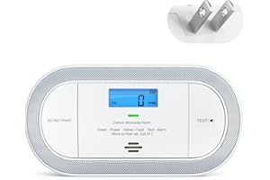 X-Sense Plug-in Carbon Monoxide Detector, with AAA Battery Backup, XC0C-SA, 1-Pack