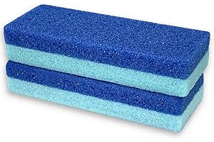 Maryton Foot Exfoliator File Scrubber Sponge Pedicure Tool Callus Remover for Feet, Salon Foot Scrub Pads Pedi Gifts for Men Women, 2pcs