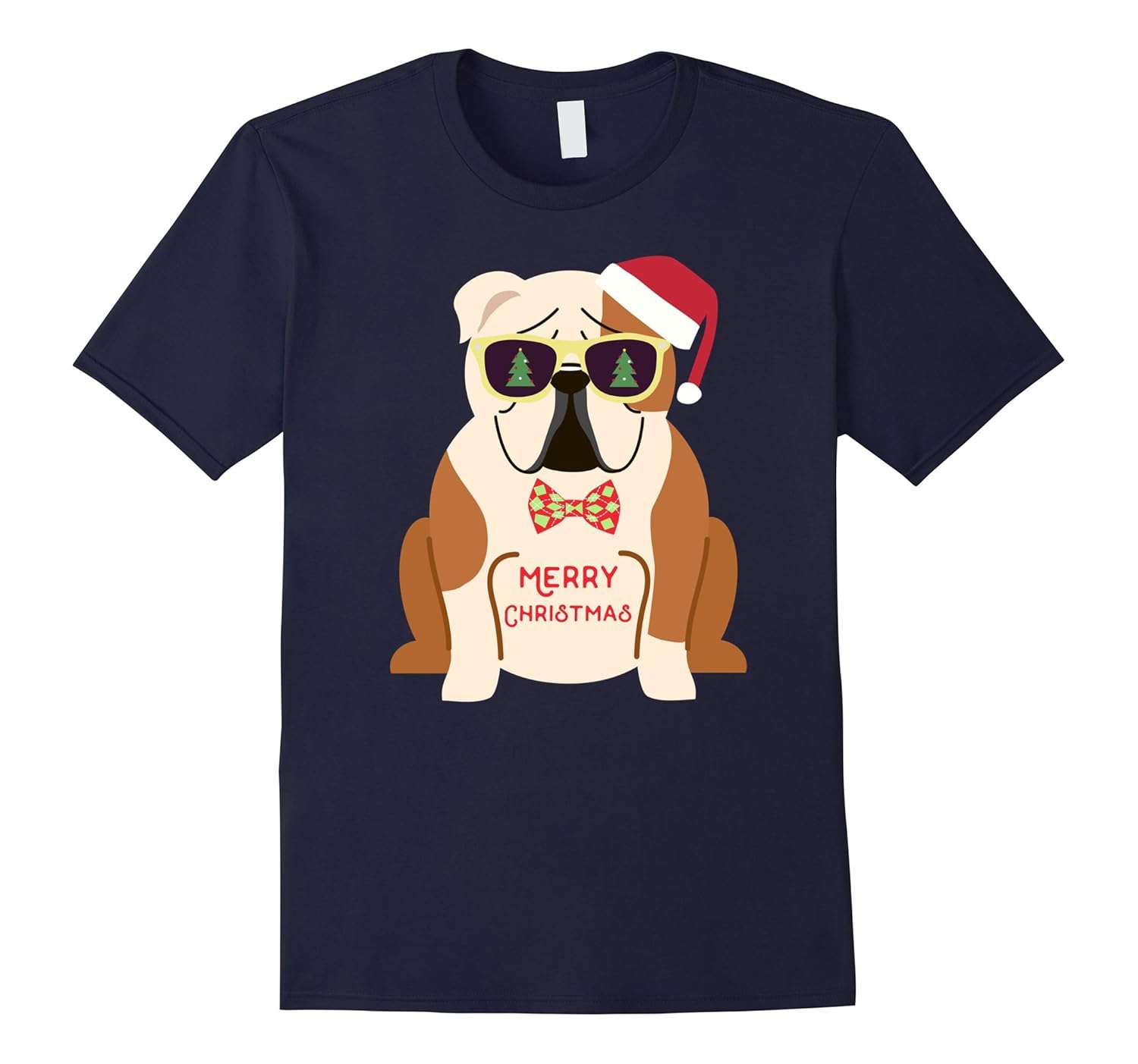 Christmas Bulldog Shirt for Bulldog Lovers-ANZ