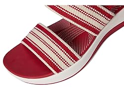 Clarks Women's Casual Sandal, Cherry, 11