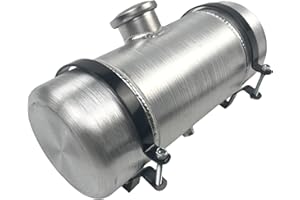 JSD AUTO PARTS JSD 1 5/8 Gallon Auxiliary Small Fuel Tank Cell Gas Tank Aluminum 6 x 15 inch Center Fill 1/4" NPT Outlet