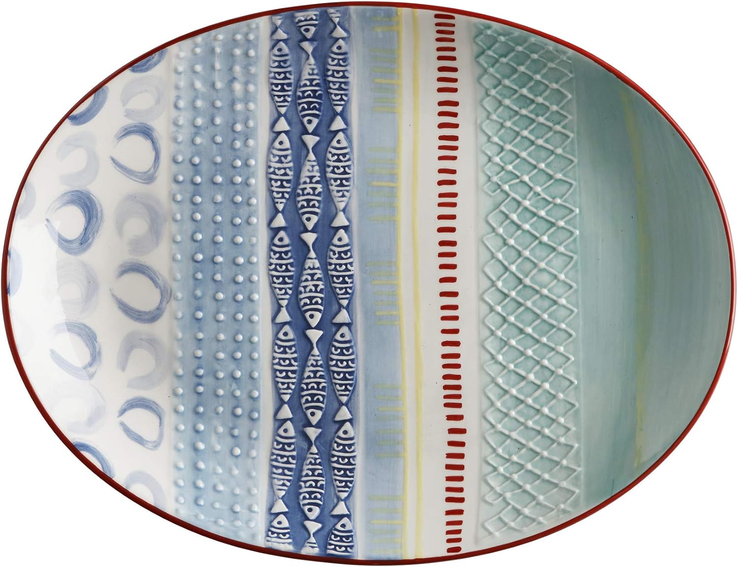 Maxwell & Williams DR0196 Laguna Serving Platter, Ceramic, MultiColour