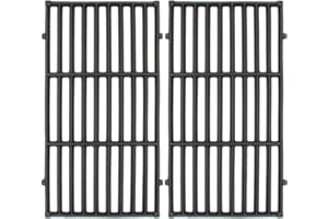 Hongso 17.5" Grill Grates 7637 Replacement Parts for Weber Spirit 2 Burner 200 Series E-210, S-210, E-215, S-215, E-220, Spirit II 210 & GS4 II E-210, II E-220 Gas Grill (Front-Mounted Control Panels)