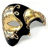 Steampunk Vintage Phantom Costume Venetian mask Masquerade Mask Halloween Mardi Gras Cosplay Party Masque For Adult